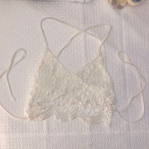 Strappy back crop/bralette top